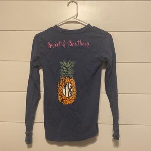 Royce Sweet And Southern Pineapple TX Tx Long Sleeve Tee